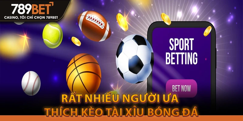 Rất nhiều người ưa thích kèo tài xỉu bóng đá